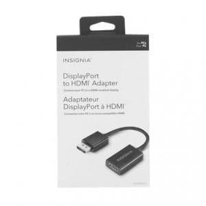Adaptateur DisplayPort à HDMI d'Insignia